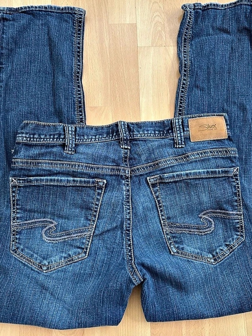 Silver Jeans Co. Hunter Loose Fit Tapered Leg Jeans Mens Size 34x32